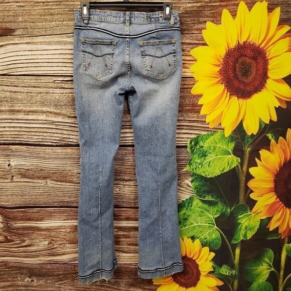 Anoname juniors jeans 16 slight flare Pre-owned - Picture 2 of 8